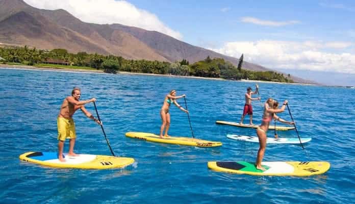 Stand Up Paddle Board Weight Chart