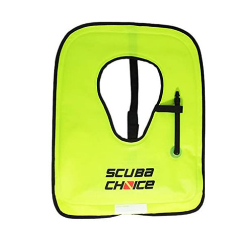 Scuba Choice Adult Neon Yellow Snorkel Vest