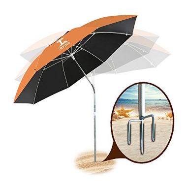 AosKe Portable Sun Shade Beach Umbrella