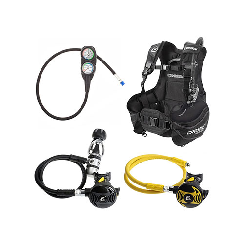 Cressi Start Pro BCD Scuba Package