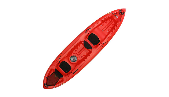 Lifetime Beacon 12′ Red Sit On Top Tandem Kayak