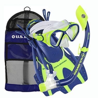 Us Divers Youth Snorkel Set Size Chart