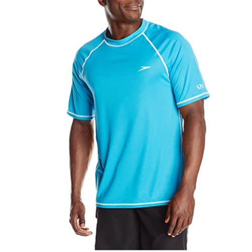 Speedo Men's UV Swim Short Sleeve