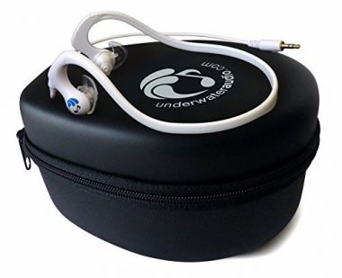 HydroActive Short-Cord Waterproof Swimming Headphones