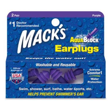 Mack’s AquaBlock Earplugs For Swimming