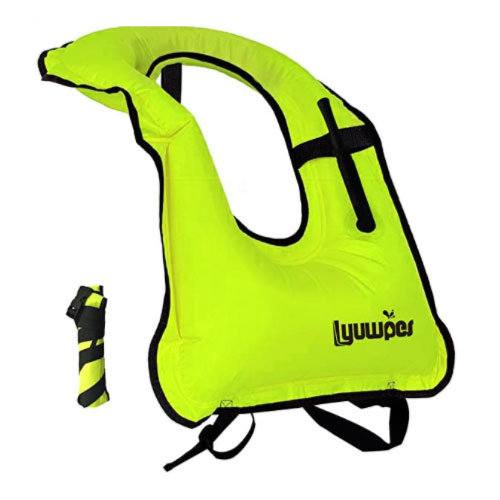 Lyuwpes Inflatable Snorkeling Life Jacket