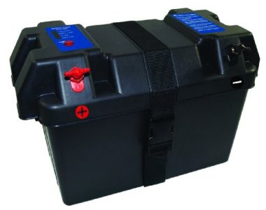 UPG 40790 Black Marine Battery Box