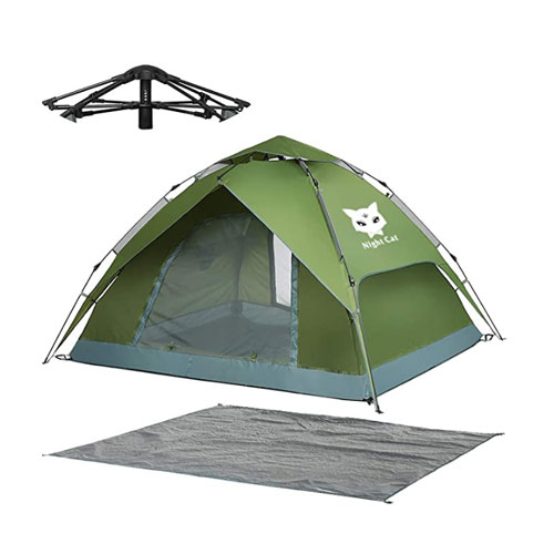 Night Cat 1 – 4-Person Pop Up Waterproof Tent