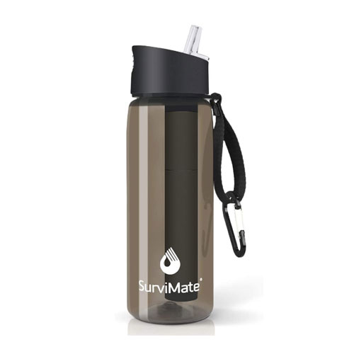 Survimate 4-Stage Filtered Water Bottle