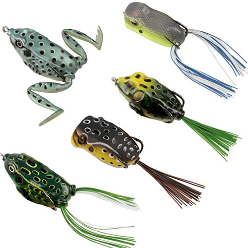RUNCL Topwater Frog Anchor Box Lures For Pike