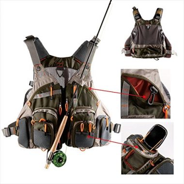 Lowpricenice Mesh Fly Fishing Vest