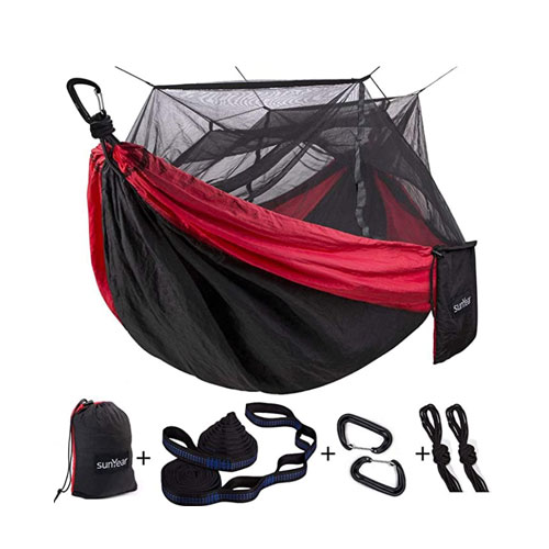 Sunyear Single & Double Mosquito/Bug Net 10ft Camping Hammock