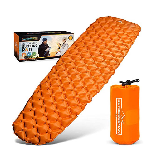 Outdoorsman Lab Ultralight Inflatable Camping Sleeping Pad