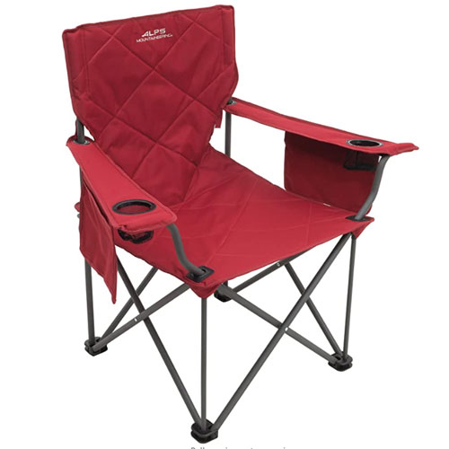 Outdoor Hiking Fishing NINEFOX Camping Chair,Folding Padded Hard Arm Chair High Back Lawn Chair Ergonomic Heavy Duty Folding Chair,for Camp 
