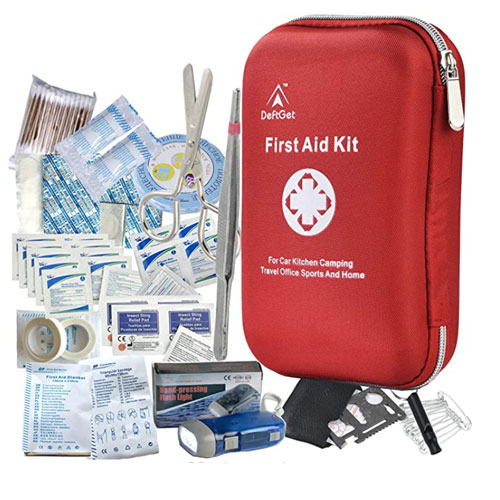 DeftGet 163 Piece Waterproof First Aid Kit