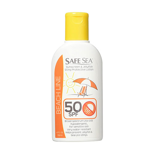 Safe SPF 50 Anti-Jellyfish Sting Protective Reef Safe Sunscreen