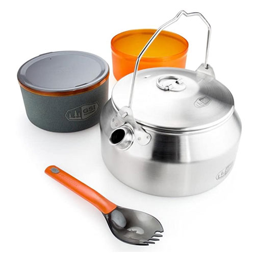 GSI Outdoors Glacier Stainless Steel Ketalist Camping Cookware