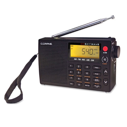 C Crane CC Skywave Shortwave Travel AM FM Portable Radio
