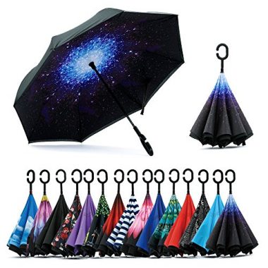 Spar.saa Inverted Waterproof Umbrella
