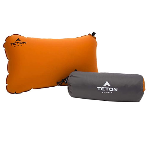 Teton Sports ComfortLite Self-Inflating Camping Pillow