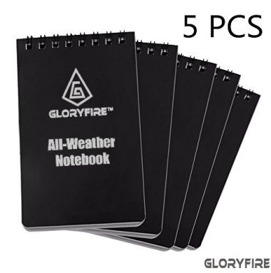 GLORYFIRE All Weather Notepad Waterproof Notebook