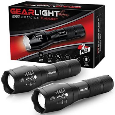 GearLight LED Tactical Waterproof Flashlight