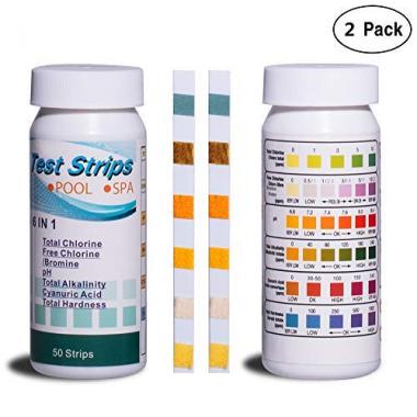 DMight 6-in-1 (2 Pack) Pool Test Strips