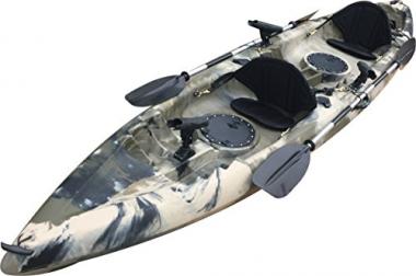 BKC UH-TK181 12-Foot Tandem Fishing Kayak