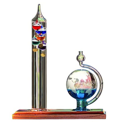 AcuRite 00795A2 Galileo Glass Globe Barometer
