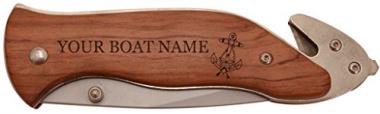 Personalized Gifts Engraved Survival Sailing Knife