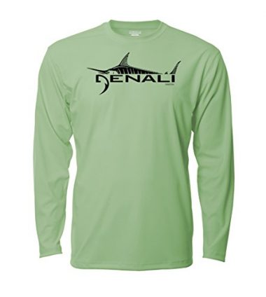 Denali Performance Men’s Long Sleeve T-Shirt with Marlin Logo Sailing Shirt