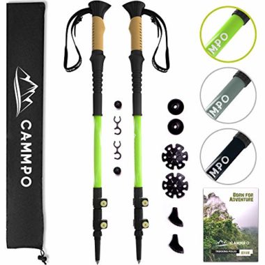 CAMMPO Ultra Strong Collapsible Snowshoe Poles