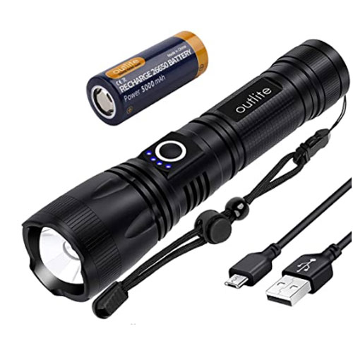 Outlite A100 Rechargeable Flashlight