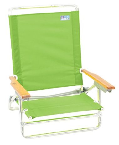 Rio Brands 5 Position Classic Lay Back Beach Chair