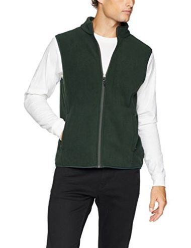 Amazon Essentials Men’s Full-Zip Polar Fleece Vest