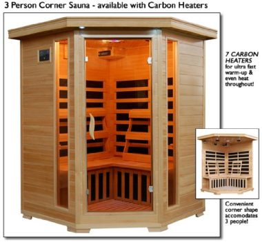 Heat Wave Santa Fe 3 Person Infrared Sauna
