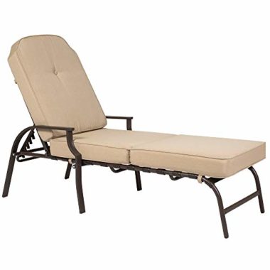 Best Choice Products Outdoor Chaise Pool Lounge Chair