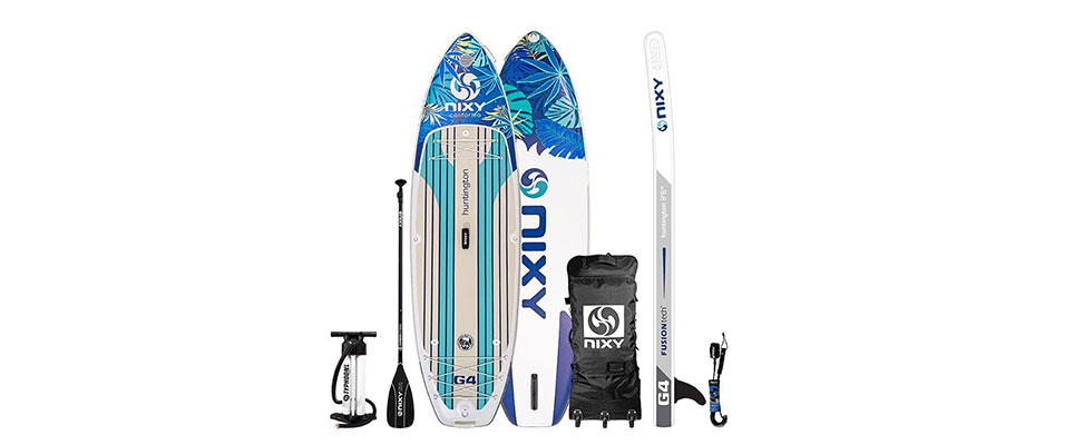 NIXY 9’6″ Huntington G4 Adventure Inflatable Stand Up Paddle Board Review